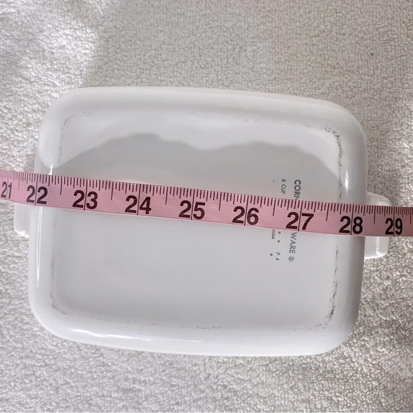 Vintage Corningware Blue  Cornflower 6 Cup P4 Pan Rectangle Casserole Dish - Picture 16 of 16